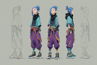 develop character design and concept art for your game