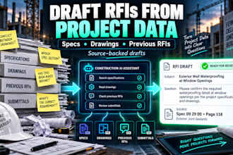 build an ai construction rfi submittal and specifications assistant