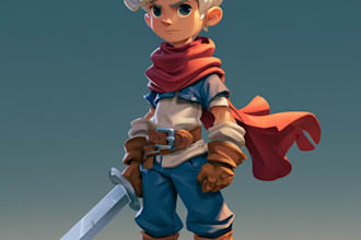draw 2d game character or 2d game character