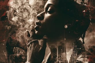 design rap album cover and hip hop mixtape cover