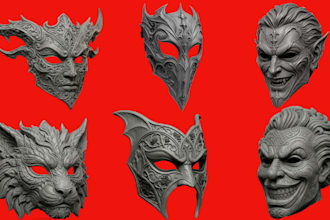 do 3d mask 3d helmet halloween masks for 3d printing
