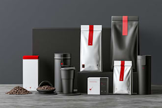 creative minimalist product packaging box design