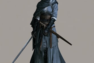 create cinematic dnd character illustrations