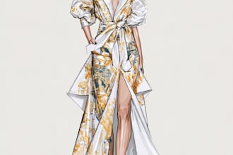 make a fashion illustration