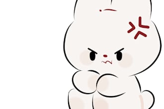draw cute animals in cartoon style