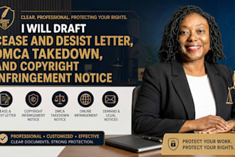draft professional cease and desist legal letters for disputes and protection