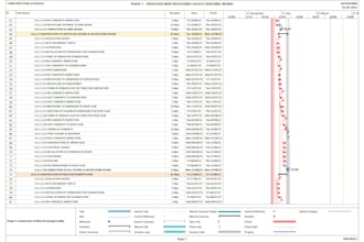 do a quick ms project schedule check or fix