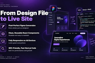 convert your figma design to a pixel perfect nextjs website