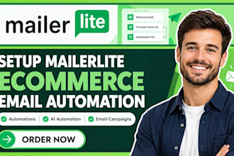 setup mailerlite ecommerce email automation mailerlite ai automation mailerlite