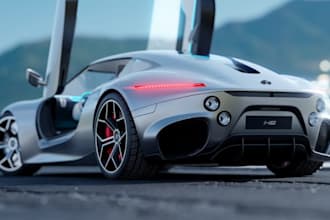 3d car model, body kits car, 2door v8 model coupe,automotive vehicle, car render