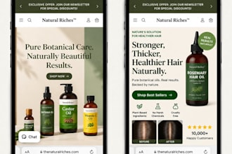 design a shopify product landing page for ecommerce brands