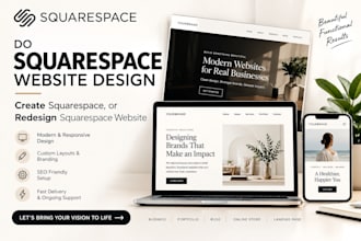 do squarespac website design create squarespace, or redesign squarespace website