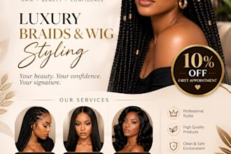 design a professional flyer, poster or promotional graphic