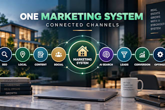 manage your complete real estate marketing system