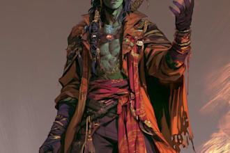 dnd character art and dnd character art