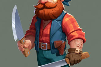 create simple 2d game characters