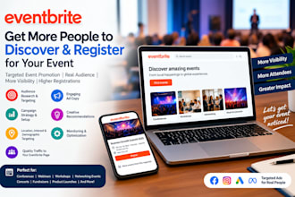 promote eventbrite event with targeted ads, event promotion