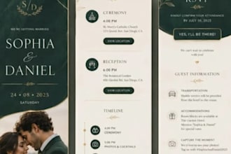 design wix wedding website party website birthday rsvp bridal shower website