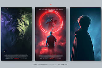 design a unique movie poster design, film poster