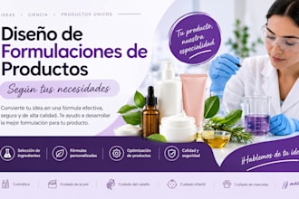 diseño de formulaciones según tus necesidades