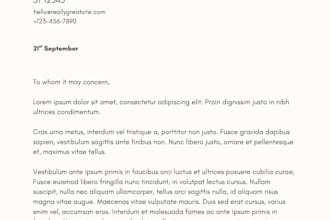 design a professional cover letter for your job application