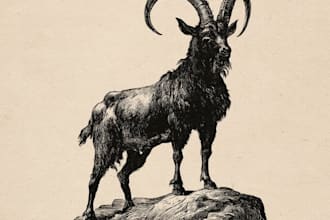 create intricate vintage engraving and etching illustrations