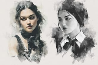do realistic cartoon caricature for you