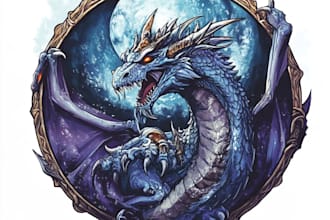 do fantasy game logo and branding