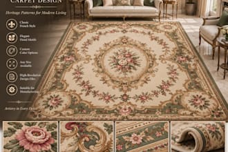design luxury aubusson floral carpet patterns for manufacturing