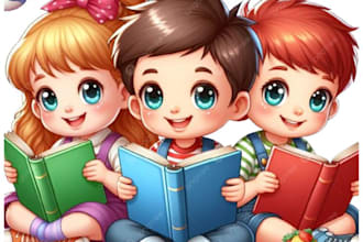 children book illustration and children book illustration