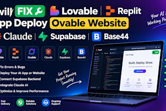 fix lovable ai replit app deploy lovable website claude supabase base44