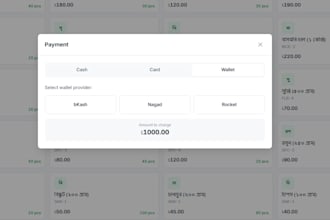 a complete pos system with nextjs tailwind CSS