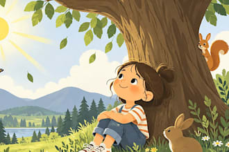 children book illustration and children book illustration