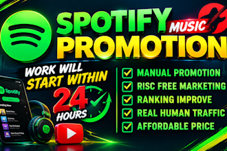 do music spotify promotion, youtube promotion, music video, music marketing