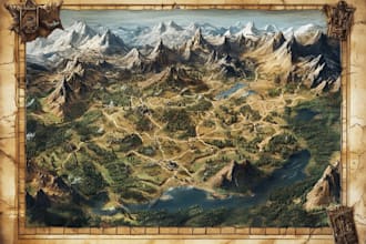 custom fantasy maps for you