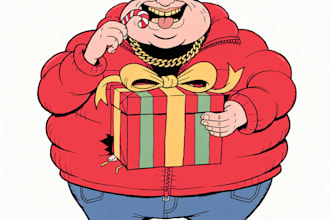 create draw greeting, christmas, birthday card, postcard