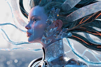 build cinematic 3d character art for fantasy and sci fi
