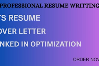 craft a professional resume cover letter and linked in