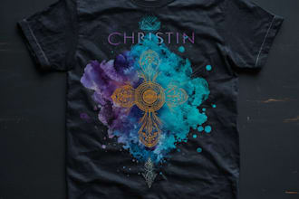 do custom christian typography and graphic t shirt design