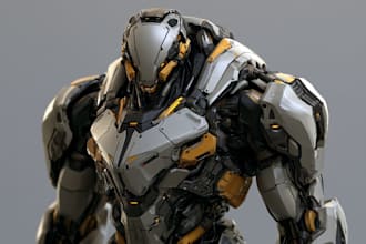 design spectacular robots, cyborgs and mechs