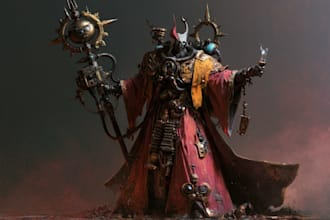 illudtrate your warhammer, 40k, wargaming miniature