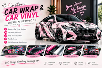 design van wrap, car wrap, and vinyl wrap for any vehicle