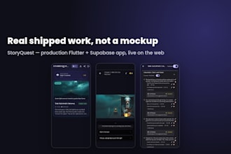 build a flutter app with a supabase backend, auth and database