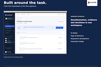 build a responsive web app or saas interface prototype