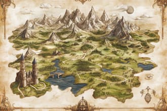 fantasy map design map illustration fantasy map