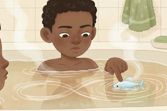 children book cover and children book illustrations