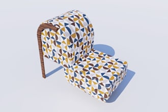 customized furniture design for the bar and office spaces