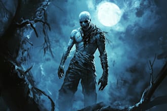 create a horror character
