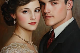 oil painting portrait and illustrations