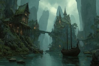 design epic fantasy environments and landscapes